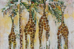 giraffes.30x30cm