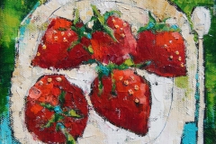 strawberries 15x15cm