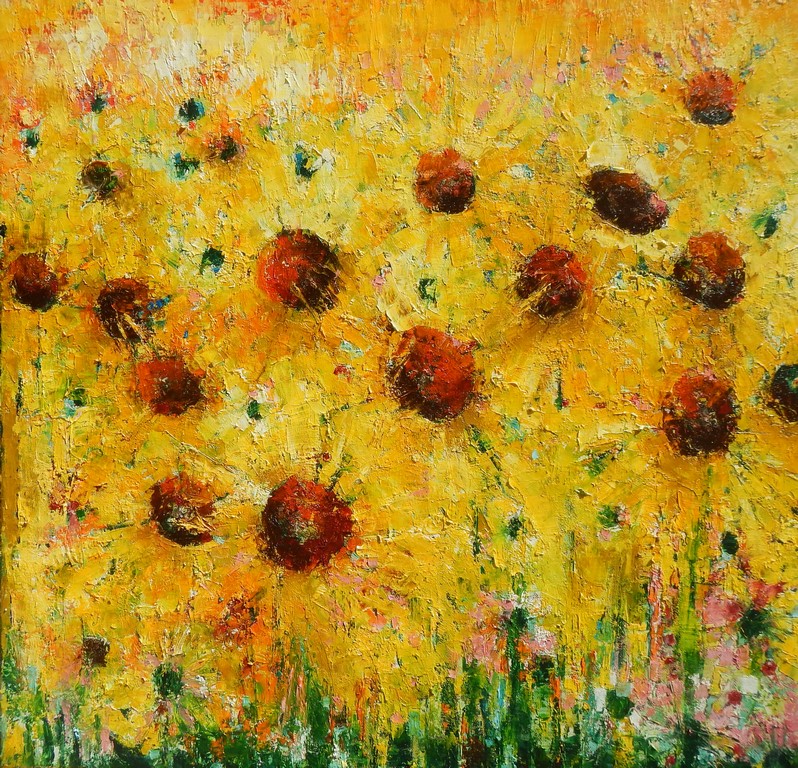 Sunflowers 60x60cm