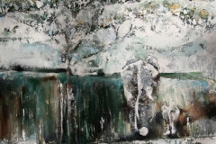Elephantsinthemist_70x70cm