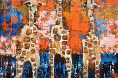sunny giraffes15x15cm