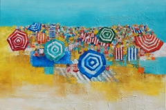 The Beach 90x90cm